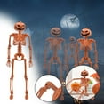 thumbnail image 2 of Halloween Poseable Human Skeleton Full Life 35.43 Inch Large Size Props Party Decor, 2 of 5