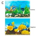 thumbnail image 5 of Ludlz Aquarium Background Sticker,3D Double-Sided Adhesive Wallpaper Fish Tank Decorative Pictures Underwater Backdrop Image Decor, 5 of 7
