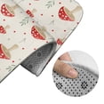 thumbnail image 5 of Yiaed Mushroom Print Bathroom Mat Set 2 Pieces Mat Anti-Skid Pad Ultra Soft and Absorbent Bathroom Bath Mat Contour Bath Rugs for Toilet Base, 5 of 6