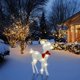 thumbnail image 1 of White Flashing Reindeer Christmas Lights Reindeer Christmas Decorations Outdoor Patio Decorations, 1 of 4
