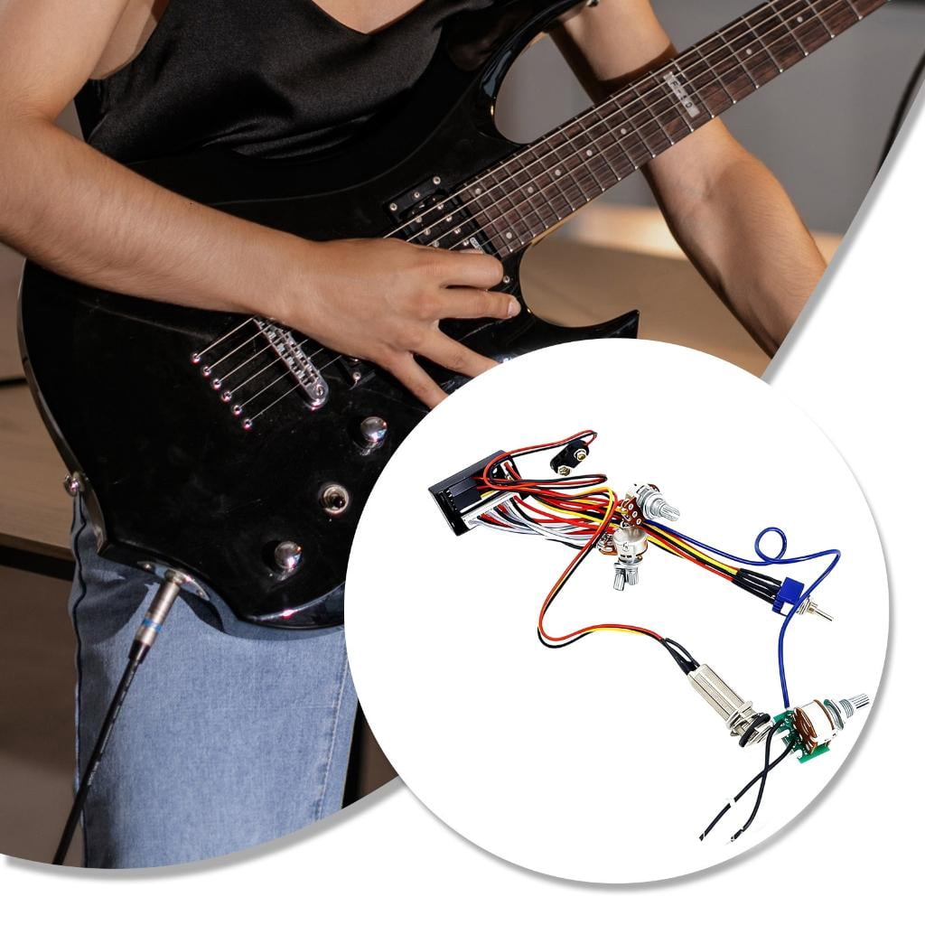 Yihuala Professional Amplifier Circuit Easy Installation Guitar Electronics for Enhancing Guitar and Bass Tone Control