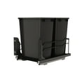 thumbnail image 1 of Rev-A-Shelf Dual 35 Qt Pullout Trash Can, 18" Base Cabinet, Soft-Close 53WC-1835SCDM-218, 1 of 10