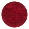 thumbnail image 3 of Unique Loom Infinity Shag Collection Area Rug - Jinko (6' 1" Round Merlot), 3 of 7