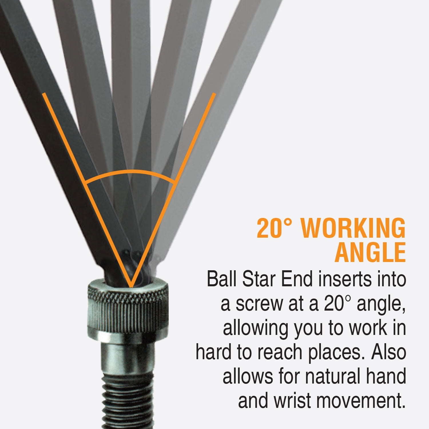 Bondhus Corp. 8PC BALL TORX L-WR SET