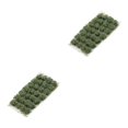 thumbnail image 3 of ZheElen Modèle de Paysage en Grappe d'Herbe Miniature Vert Foncé 2Set, 3 of 6