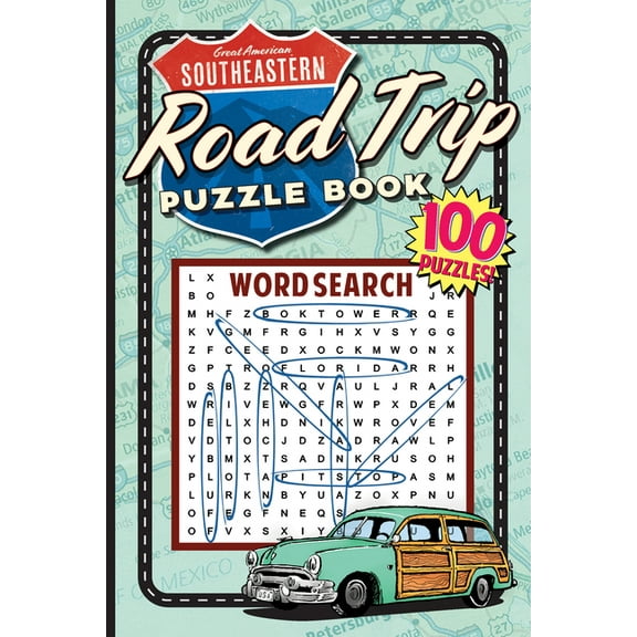 Grab a Pencil Press Great American Southeastern Road Trip Puzzle Book, (Paperback)