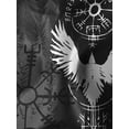 thumbnail image 5 of Black Viking Men's T-Shirt with 3D Digital Printing and Nordic Style, Summer Casual Fashion Thin Breathable Crew Neck Short Sleeves, Regular Version, 5 of 6