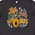thumbnail image 4 of Inktastic Life is Better with Bees with Beehive Illustration Youth T-Shirt, 4 of 5