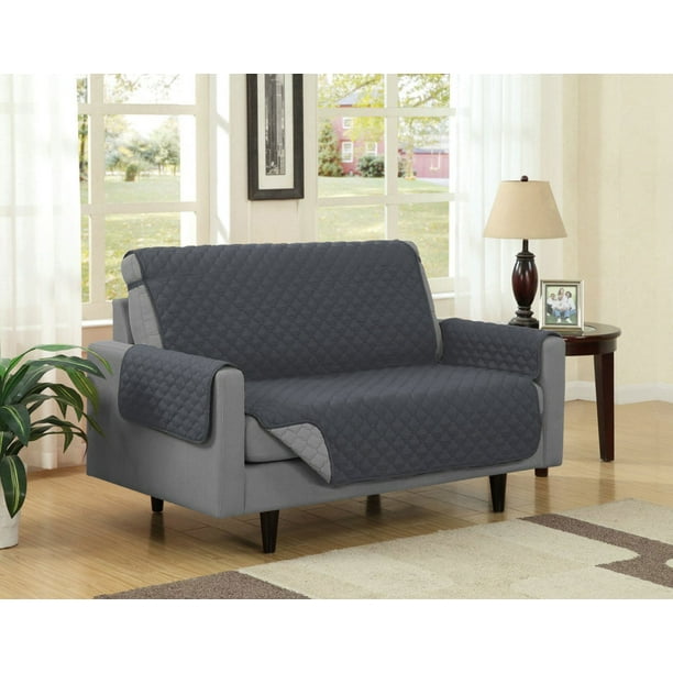 Linen Store Quilted Reversible Microfiber Pet Dog Couch Furniture