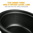 thumbnail image 4 of KAKOWELY Rice Cooker Inner Pot Inner Cooking Pot Universal Inner Pot Non-stick Inner Pot Rice Cooker Supply,8.27X"X8.27"X3.54", 4 of 5