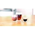thumbnail image 6 of 8oz Pavina Double Wall Glasses, High Heat Borosilicate Glass, Set of 2, Clear, 6 of 6