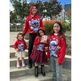 thumbnail image 5 of Disney Lilo & Stitch Girls Boys Graphic Hoodie Sweatshirts Family Christmas Matching Sets Pullover Ugly Sweatshirts, 5 of 9