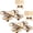 2PCS, variant on 1PC DIY Wooden Building Blocks Flying Assembled Kit, Wooden Assembly DIY Quadcopter, Handmade Solid Wood Drone Model, Wooden Assembly Quacopter,Mini Drone Model, Best Gifts for Adult