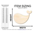 thumbnail image 2 of Unfinished Wood Cute Whale Shape 42" / 1/2", 2 of 3