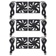 thumbnail image 1 of 80mm 5V USB Fan 80mm 8cm 8015 Brushless DC Cooling Fan PC Computer Router Case Fan Cooler 6Pcs, 1 of 7