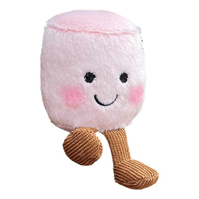 ぬいぐるみ  Amuseables Marshmallows Jellycat Amuseables Pair of Marshmallows Bag Charm, 3.5