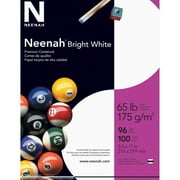 Angle View: Neenah, WAU91901, Bright White Cardstock, 100 / Pack, Bright White