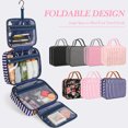 thumbnail image 4 of ideaTech Travel Toiletry Bag for Women, Portable Hanging Organizer with Generous Space for Toiletries and Cosmetics, Makeup Bag Travel Accessories, 4 of 5