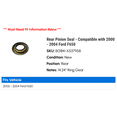 thumbnail image 2 of Rear Pinion Seal - Compatible with 2000 - 2004 Ford F650 2001 2002 2003, 2 of 2