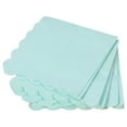 thumbnail image 1 of 16pcs Decorative Tissue Papers Disposable Napkins Solid Color Scalloped Napkins, 1 of 9