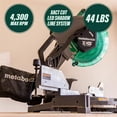 thumbnail image 2 of Sierra de Inglete Compuesta 12' Metabo HPT 15 Amp Compuesta luz indicadora led, 2 of 4
