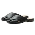 thumbnail image 2 of Sandals Under $15， Xunlbb Half Drag Women's Baotou Women's Shoes Casual Flat Low Heel Slippers(Black,Size:38), 2 of 6