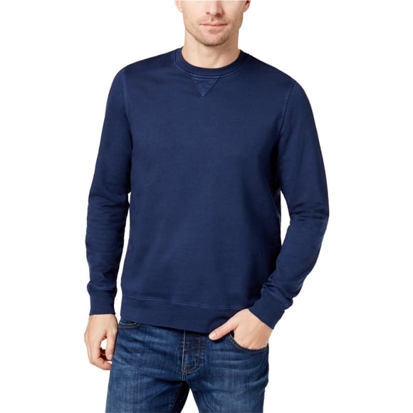Club Room Sudadera de manga larga para hombre, azul, extragrande