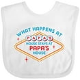 thumbnail image 3 of Inktastic Las Vegas Stays at Papa's Boys or Girls Baby Bib, 3 of 4