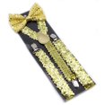 thumbnail image 1 of Sequins Straps With Bow Set Stage Performance Adjustable Elastic Elastic Back Straps Suspender Belt Womens Suspenders for Snow Pants, 1 of 3