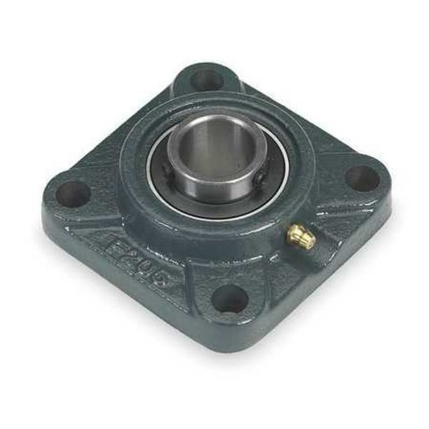 DAYTON 3FCY3 Flange Bearing,4Bolt,Ball,11/2" Bore
