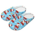 thumbnail image 6 of Uourmeti Snowflake Cartoon Snowman Women's Anti Skid Slippers Non Slip Rubber Sole Soft Plush Fuzzy Indoor Outdoor House Shoes Warm Cozy Comfy Comfortable Sole, 6 of 6