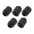 thumbnail image 1 of Ofertas Únicas 26mm / G3/4 Entradas de Cable 28.5mm / 1.12" Junta Impermeable Recta de Nylon PA6 Negra 5 Pcs, 1 of 1