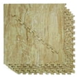 thumbnail image 7 of Clevr  100 Sq. Ft  3/8 Inch Thick Interlocking Foam Mats Flooring, Granite Stone, 7 of 7