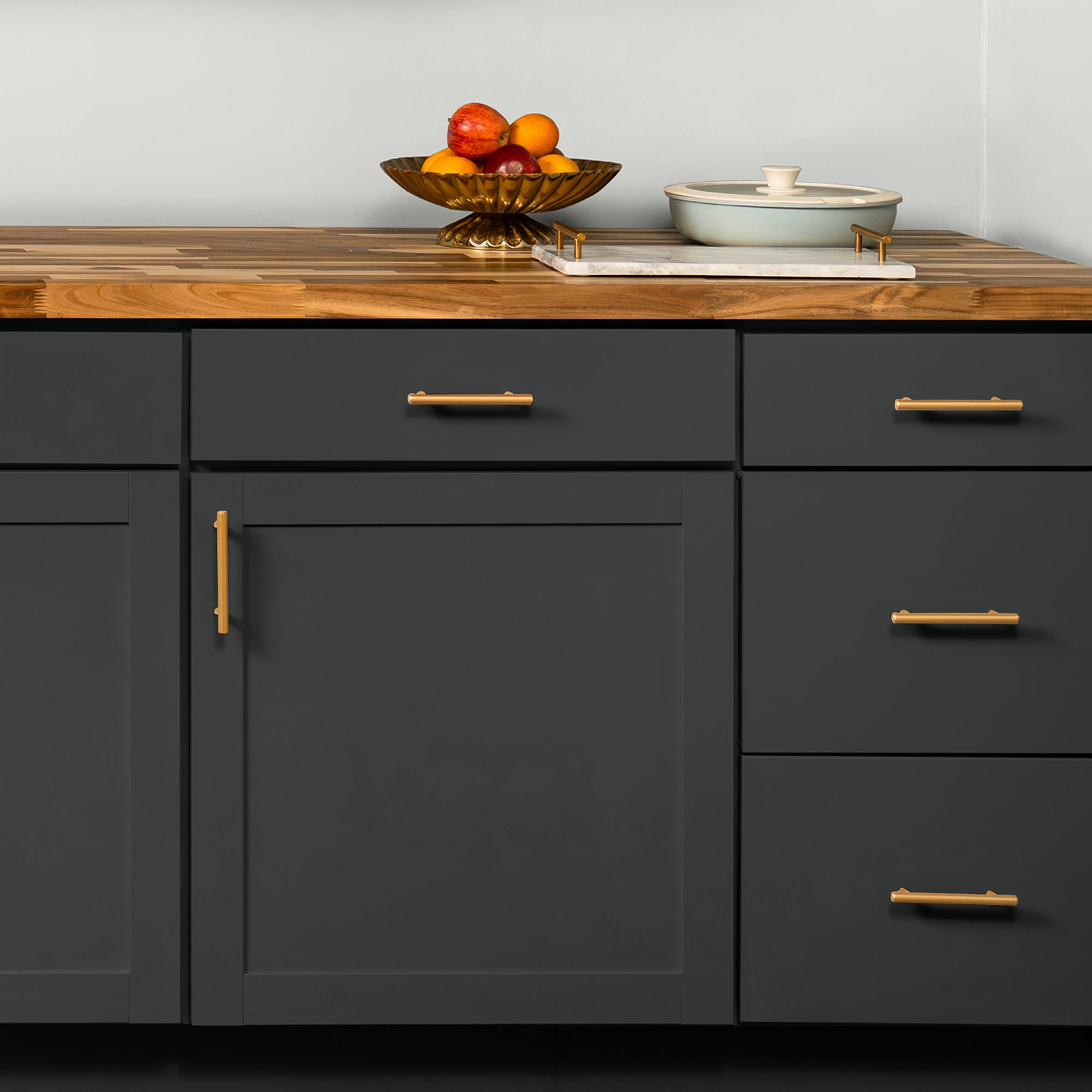 Glidden Cabinet Door and Trim Grab-N-Go Satin Paint, Black, 1 Quart