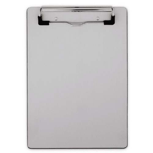 Memo Size, Saunders Recycled Hardboard Clipboard with Low Profile Clip 05510 5.75 inch x 9.5 inch, 1 Clipboard 