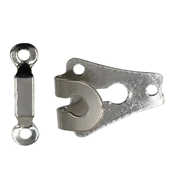 10 Pieces Metal Pants Hooks Portable Reusable Removable Antirust