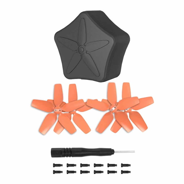 Cateissary Caja colorida antideslizante con destornillador Cuchillas de plástico duraderas Accesorios para al aire libre Reemplazos de Accesorios para aéreos Naranja