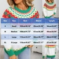 thumbnail image 3 of HOMBOM White Sweaters for Women Knit Winter Fall Pullover Long Sleeve Trendy Womens Tops Floral, 3 of 9