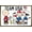 Bronze Framed Version, variant on Team USA x Peanuts – Olympic Hockey Team Wall Poster, 14.725" x 22.375"