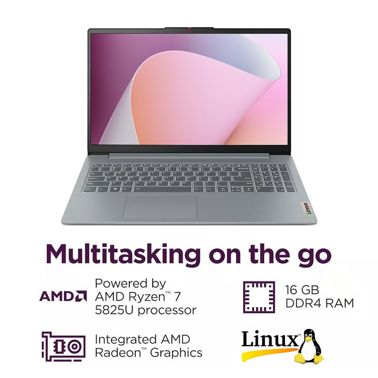 Lenovo IdeaPad Slim 3 Linux Laptop, 15.6