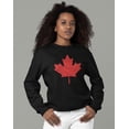 thumbnail image 5 of Canada Sweatshirt Canadian Maple Leaf Flag Country Pride Pullover Fleece Crewneck Sweater, 5 of 9