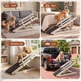 thumbnail image 7 of ABORON Folding Dog Ramp for Bed, 5-Level Adjustable Pet Ramp for Couch, Car and Sofa, Suitable for Small, Large and Senior Dogs and Cats, 7 of 7
