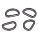 thumbnail image 5 of 10 piezas de anillos en D confiables, duraderos, brillantes, cómodos, pequeños, compactos, decorativos, hebillas para bolsos para manualidades de bricolajeGris, 5 of 10