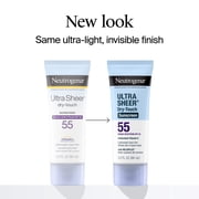 Neutrogena Ultra Sheer Sunscreen SPF 55 Body Sunscreen Lotion, Travel Size Sunscreen, 3 fl oz
