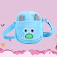 thumbnail image 4 of Bolso de hombro portátil lindo para niños bolso de animales de dibujos animados bolso de bebé para niña azul, 4 of 5