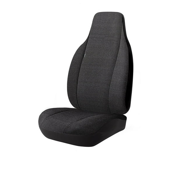 Fia Seat Cover TRS401 BLACK TR40 Series; Bucket Seat With Adjustable Headrest; Woven Polypropylene; Black; Set Of 2