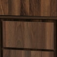 thumbnail image 6 of Baxton Studio Neil Modern and Contemporary Walnut Brown Finished Wood and Black Finished Metal Multipurpose Storage Cabinet, 6 of 9