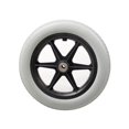 thumbnail image 1 of tredstone Roue Arrière de Remplacement pour Fauteuil Roulant 12 Pouces Accessoires pour Marcheurs Gris, 1 of 5