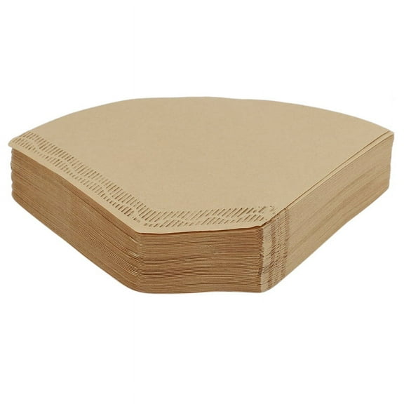 100 Pieces Eco-Friendly Unbleached Original Wooden Hand Drip Paper