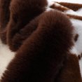 thumbnail image 5 of Fewfanhot Faux Fur Trim Cute Cow Print Poncho Cape, Warm Fleece Lined Open Front Wrap Coat for Women Winter, 5 of 9
